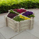 Hexagonal Planter Pressure Treated With 4 Segments