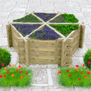 Hexagonal Planter Pressure Treated With 6 Segments