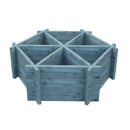 Hexagonal Planter Pressure Treated With 6 Segments
