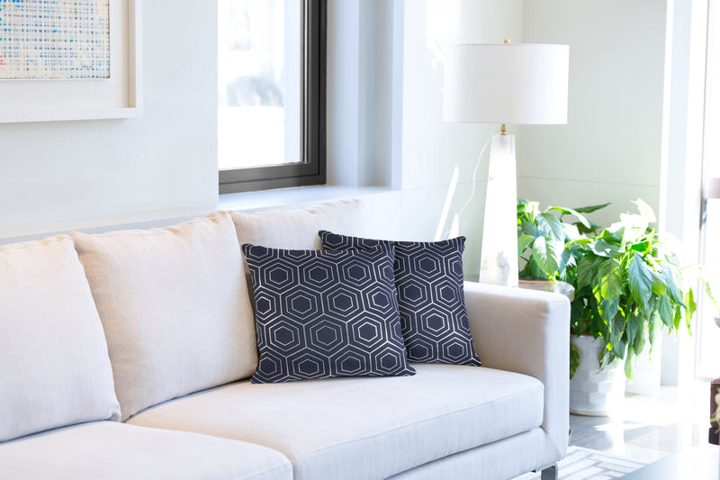 Hartford - Cushion Cover in Navy