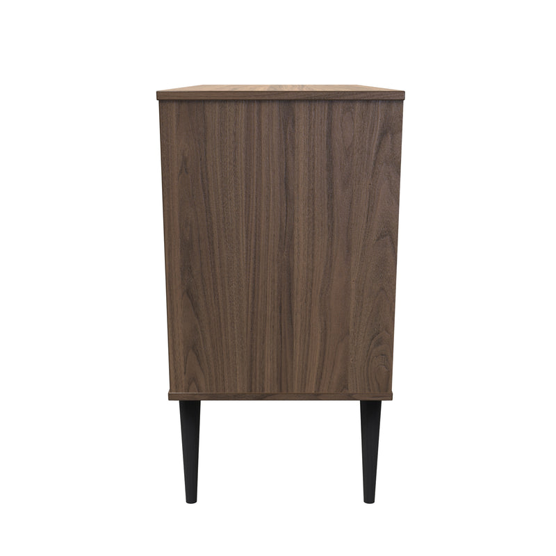 Helsinki Ready Assembled 3 Drawer Chest in Carini Walnut
