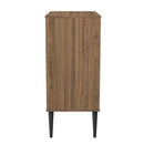 Helsinki Ready Assembled 4 Drawer Chest in Carini Walnut