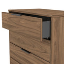 Helsinki Ready Assembled 4 Drawer Chest in Carini Walnut