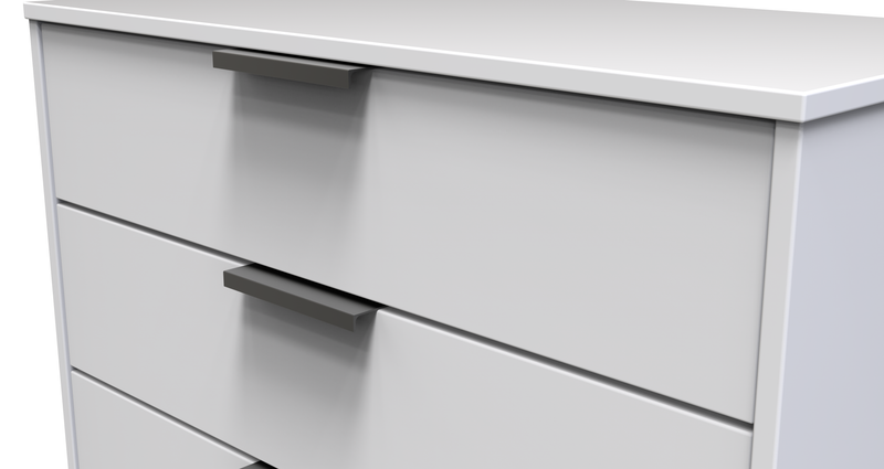 Helsinki Ready Assembled Chest of Drawers with 5 Drawers  - White Matt