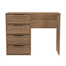 Helsinki Ready Assembled 4 Drawer Vanity in Carini Walnut