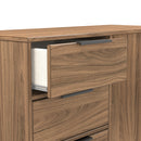 Helsinki Ready Assembled 4 Drawer Vanity in Carini Walnut