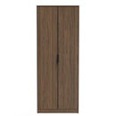 Helsinki Ready Assembled 2 Door Wardrobe in Carini Walnut