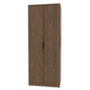 Helsinki Ready Assembled 2 Door Wardrobe in Carini Walnut