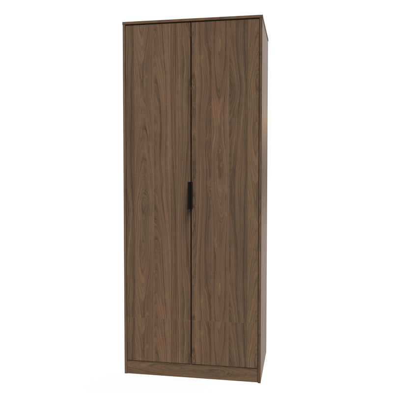 Helsinki Ready Assembled 2 Door Wardrobe in Carini Walnut
