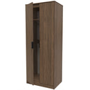 Helsinki Ready Assembled 2 Door Wardrobe in Carini Walnut