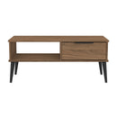 Helsinki Ready Assembled 1 Drawer Coffee Table in Carini Walnut