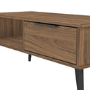Helsinki Ready Assembled 1 Drawer Coffee Table in Carini Walnut