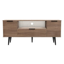 Helsinki Ready Assembled 2 Door 1 Drawer Wide TV Unit in Carini Walnut