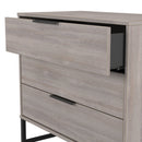 Havana Ready Assembled 3 Drawer Chest in Grey Oak