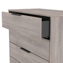 Havana Ready Assembled 4 Drawer Chest in Grey Oak