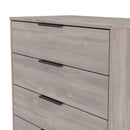 Havana Ready Assembled 5 Drawer Chest in Grey Oak