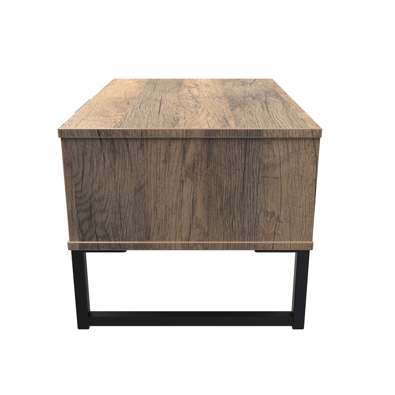 Havana Ready Assembled Side Table with 1 Drawer  - Vintage Oak