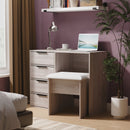 Havana Ready Assembled 4 Drawer Vanity in Grey Oak