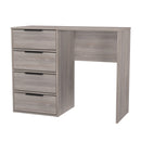 Havana Ready Assembled 4 Drawer Vanity in Grey Oak