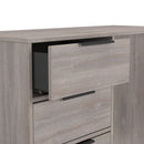 Havana Ready Assembled 4 Drawer Vanity in Grey Oak