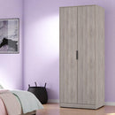 Havana Ready Assembled 2 Door Wardrobe in Grey Oak