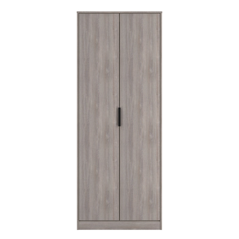 Havana Ready Assembled 2 Door Wardrobe in Grey Oak