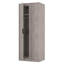 Havana Ready Assembled 2 Door Wardrobe in Grey Oak