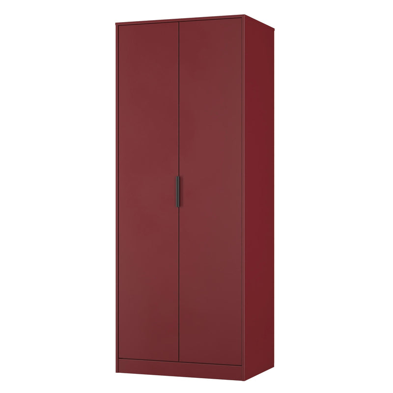 Havana Ready Assembled 2 Door Wardrobe in Red Matt