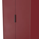 Havana Ready Assembled 2 Door 2 Drawer Wardrobe in Red Matt
