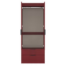Havana Ready Assembled 2 Door 2 Drawer Wardrobe in Red Matt