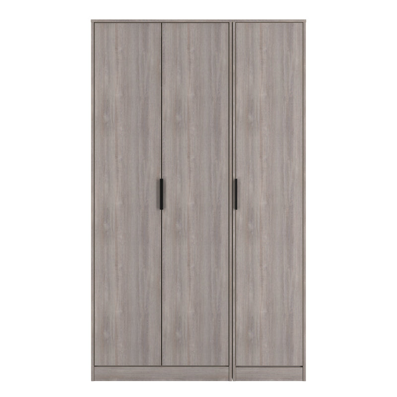 Havana Ready Assembled 3 Door Wardrobe in Grey Oak