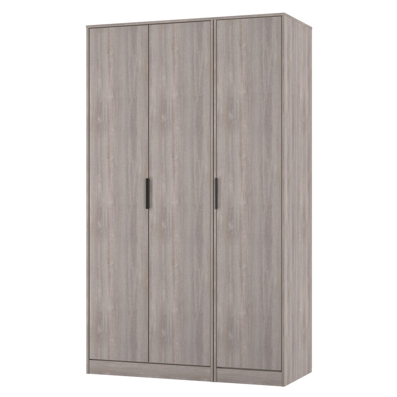 Havana Ready Assembled 3 Door Wardrobe in Grey Oak