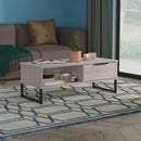 Havana Ready Assembled 1 Drawer Coffee Table in Grey Oak