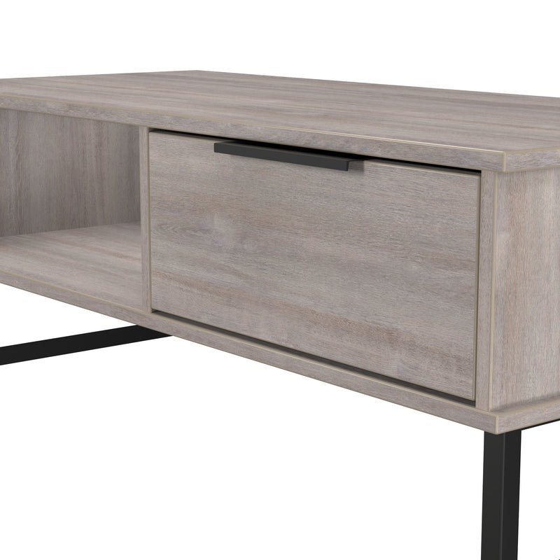 Havana Ready Assembled 1 Drawer Coffee Table in Grey Oak