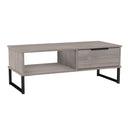 Havana Ready Assembled 1 Drawer Coffee Table in Grey Oak