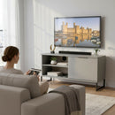 Havana 1 Door Open Shelf TV Unit In Dusk Grey