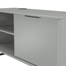 Havana 1 Door Open Shelf TV Unit In Dusk Grey