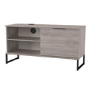Havana 1 Door Open Shelf TV Unit In Grey Oak
