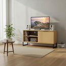 Havana 1 Door Open Shelf TV Unit In Yellow Matt