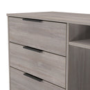 Havana Ready Assembled 3 Drawer TV Unit in Grey Oak
