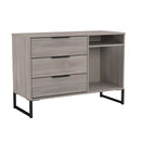 Havana Ready Assembled 3 Drawer TV Unit in Grey Oak