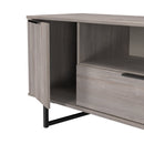 Havana Ready Assembled 2 Door 1 Drawer Wide TV Unit in Grey Oak