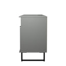 Havana Multi-Media Large TV Unit With 3 Drop Doors In Dusk Grey