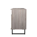 Havana Multi-Media Large TV Unit With 3 Drop Doors In Grey Oak