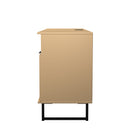 Havana Multi-Media Large TV Unit With 3 Drop Doors In Yellow Matt