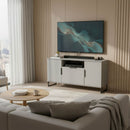 Havana Multi-Media Medium TV Unit In Dusk Grey