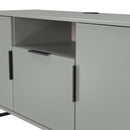 Havana Multi-Media Medium TV Unit In Dusk Grey