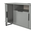 Havana Multi-Media Medium TV Unit In Dusk Grey