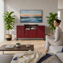 Havana Multi-Media Medium TV Unit In Red Matt