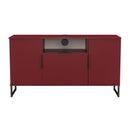 Havana Multi-Media Medium TV Unit In Red Matt